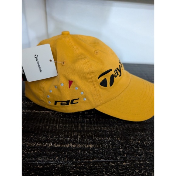 Taylor Made Hat L/XL Yellow Black R7 Golf Club Baseball Hat Cap Adult NWT RARE - Picture 9 of 9